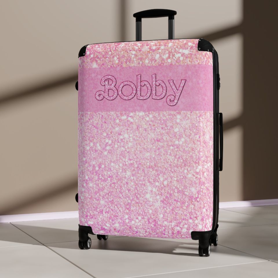 Custom Barbie Suitcase,Custom Barbie Luggage, Travel Bag