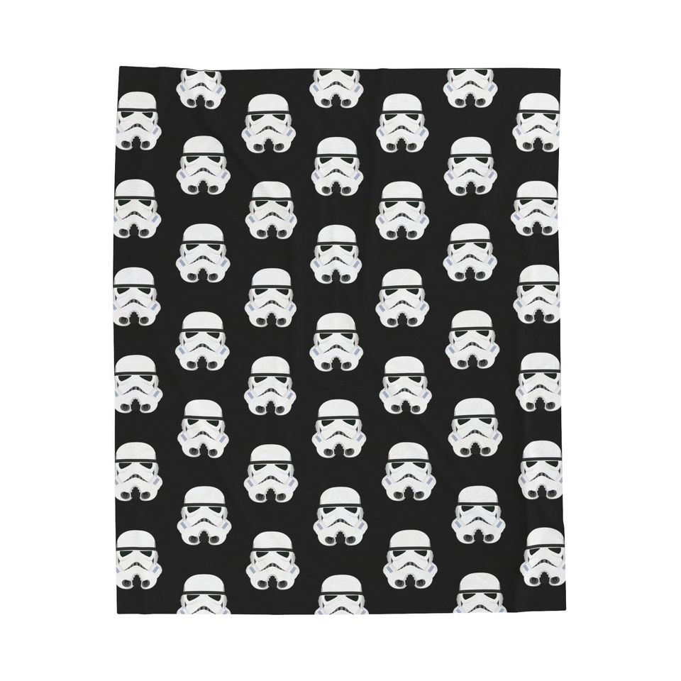 Stormtrooper Plush Blanket, Star Wars Fleece Blanket, PrintsbyPorkins
