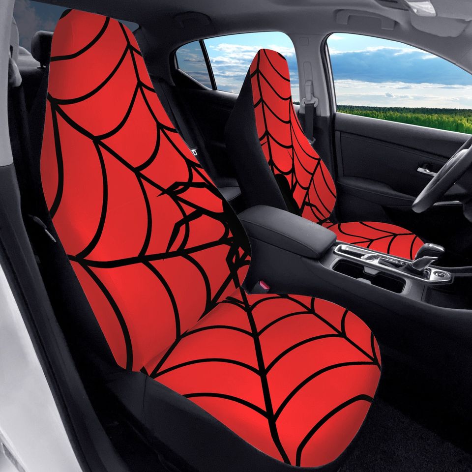 Spider Car Seat Covers, Car Gift For Men