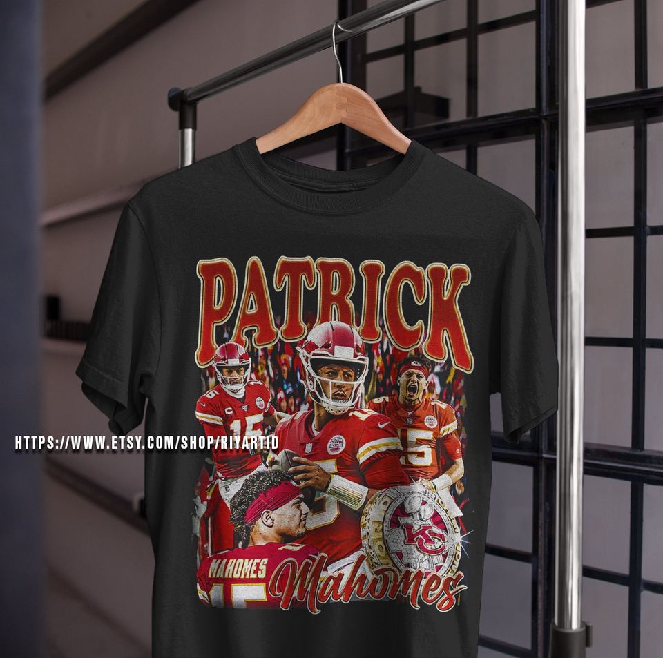 Patrick Mahomes football graphic tee RAI110