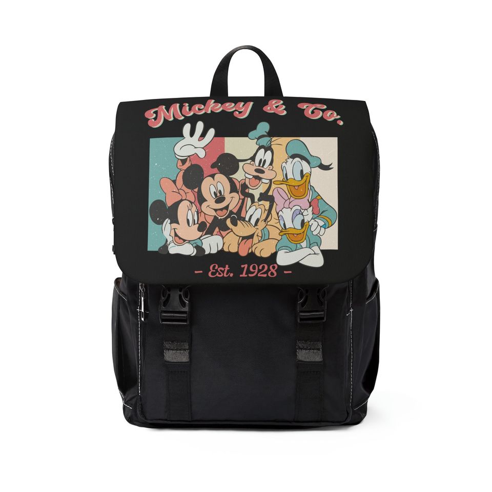 Mickey And Friends Disney Unisex Casual Shoulder Backpack
