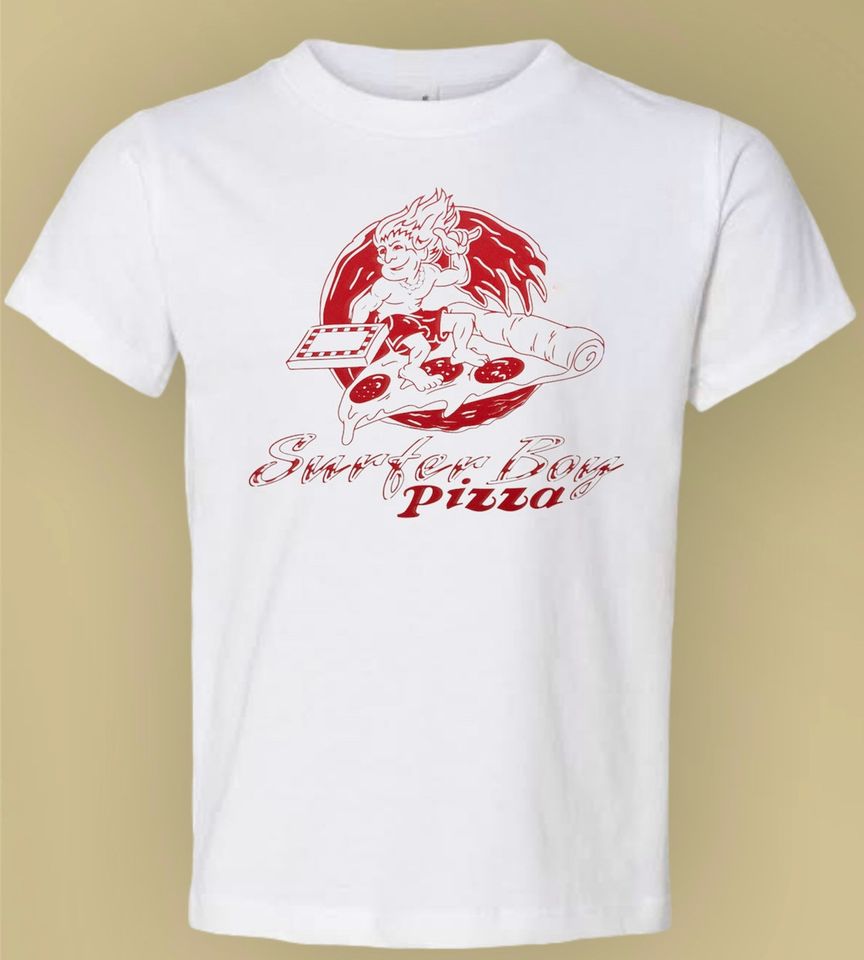 Stranger Things Inspired Season 4 Surfer Boy Pizza tee