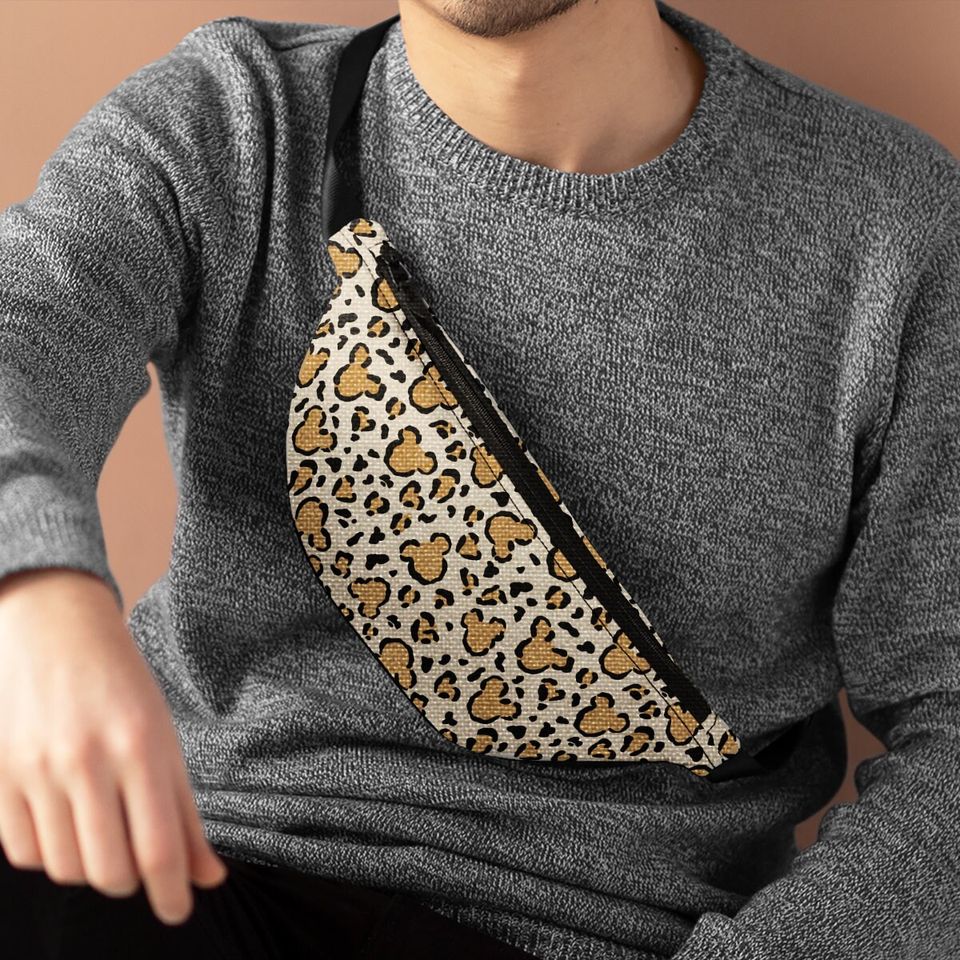 Cheetah Mickey Fanny Pack