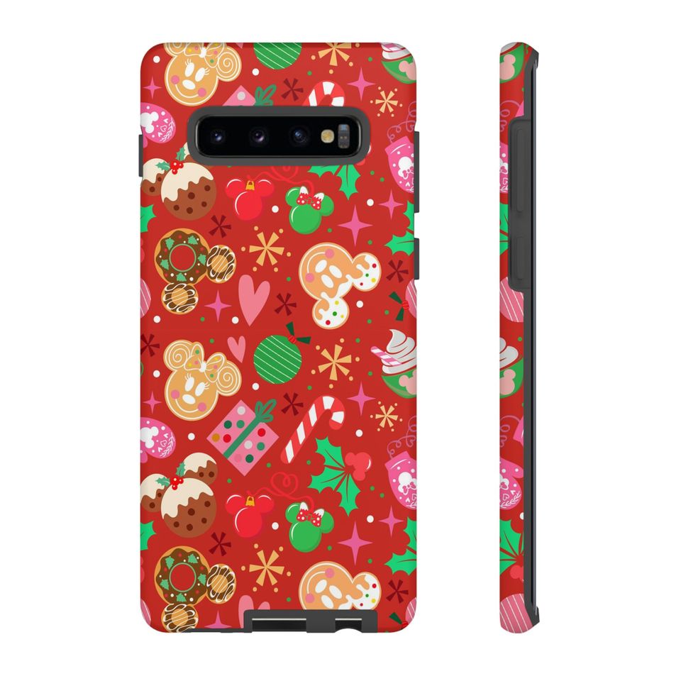 Mickey Christmas Impact Resistant iPhone Case, Disneyland Holiday Phone Case