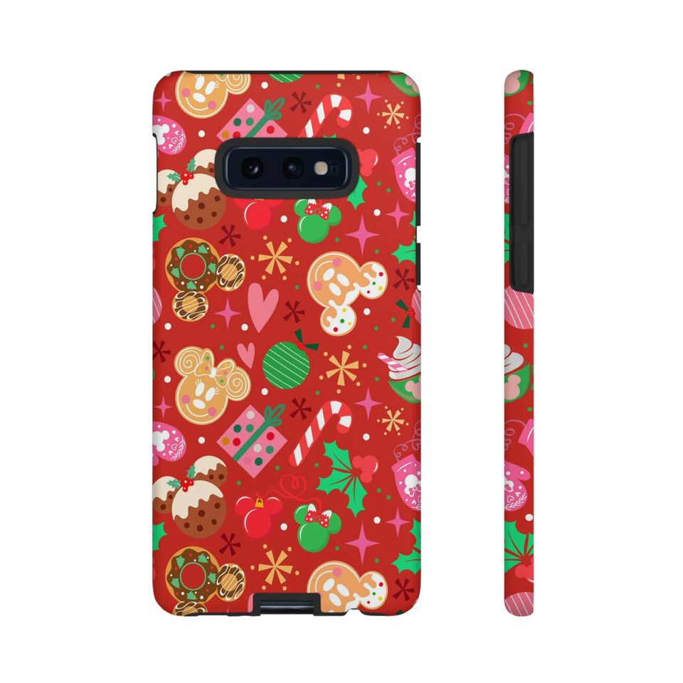 Mickey Christmas Impact Resistant iPhone Case, Disneyland Holiday Phone Case