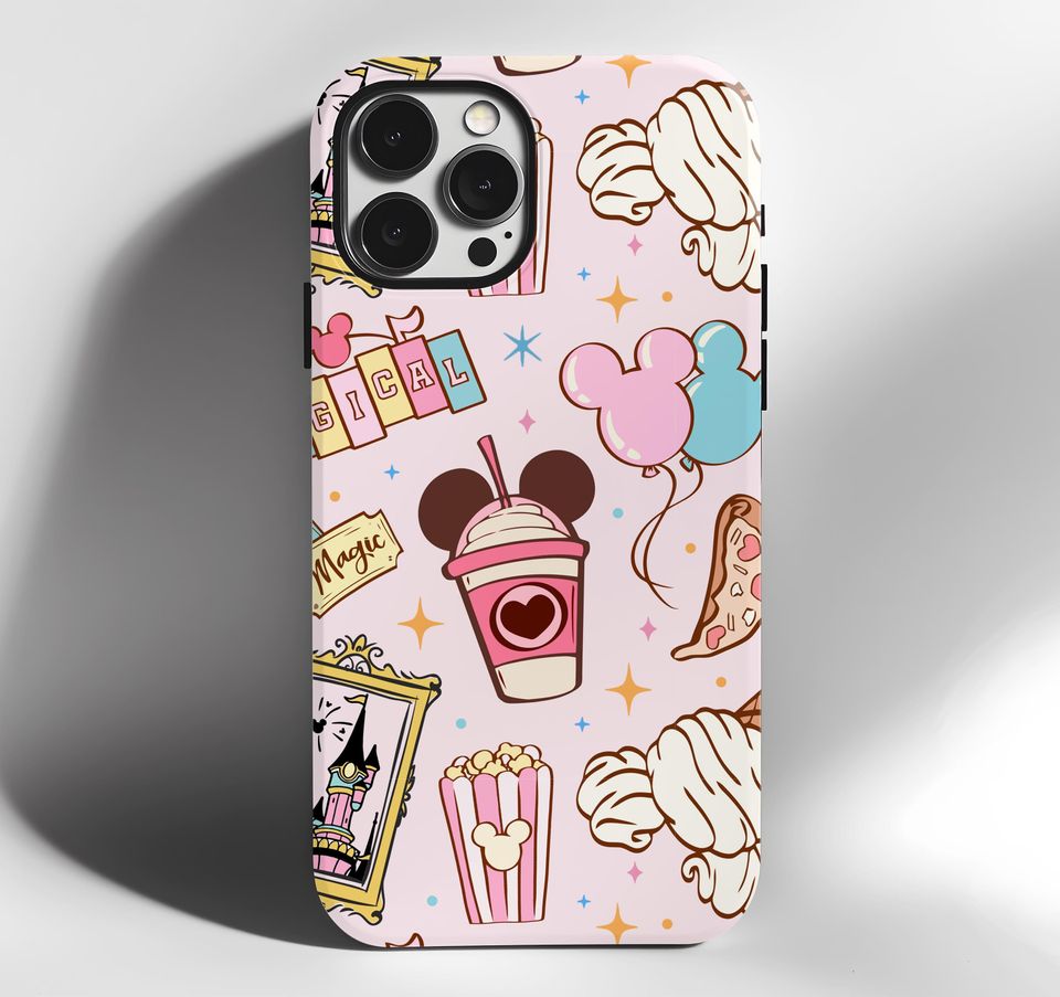 Disneyland Snacks Impact-Resistant iPhone Case