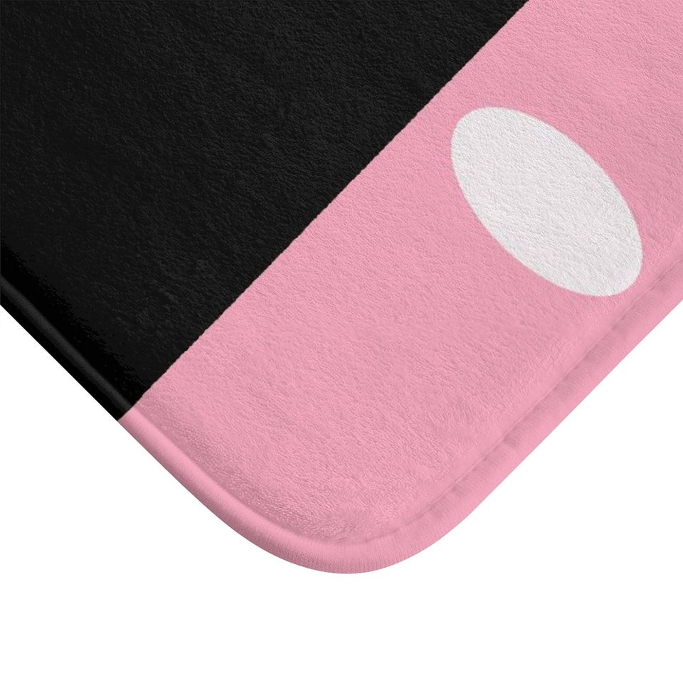 Personalized Minnie Mouse Disney Bath Mat, Disney Bathroom Decor