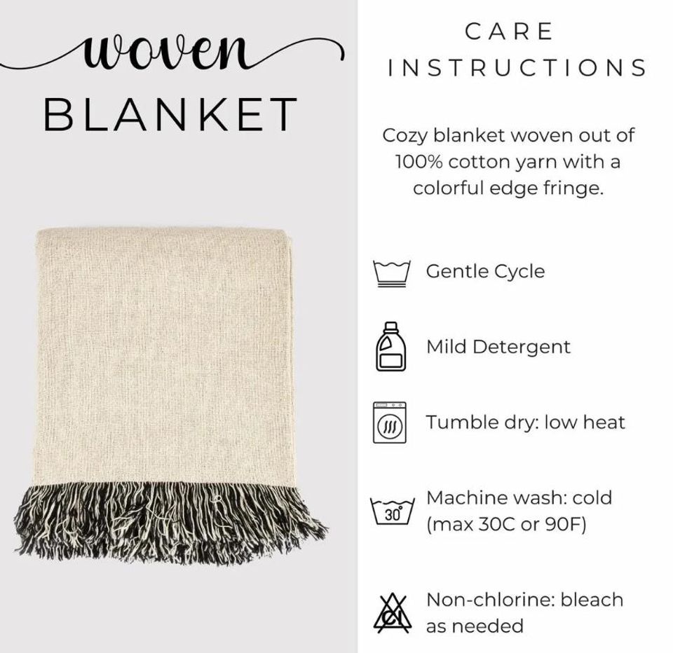 Owl Wizard Woven Blanket: Magical Cottagecore Tapestry