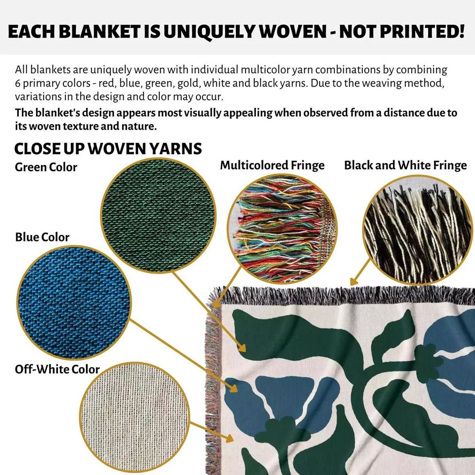 Owl Wizard Woven Blanket: Magical Cottagecore Tapestry