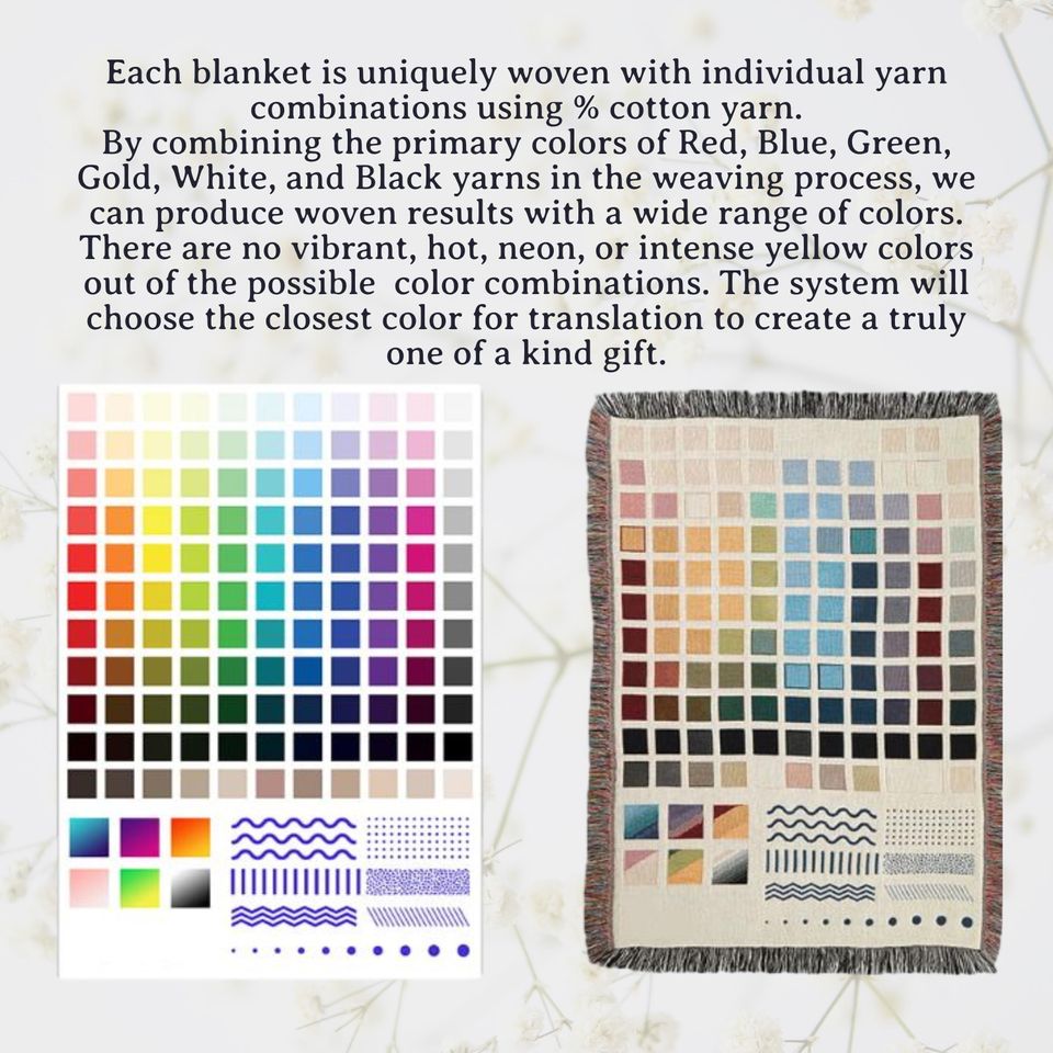 Owl Wizard Woven Blanket: Magical Cottagecore Tapestry