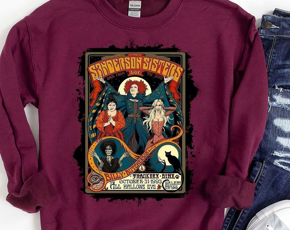 Sanderson Sisters Sweatshirt Halloween Sweatshirts