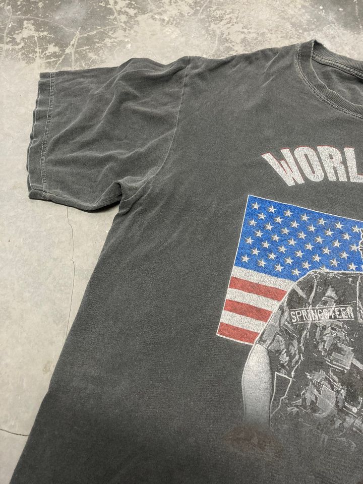 Vintage 90s BRUCE SPRINGSTEEN World Tour 80s Rock n' Roll Folk Rock Shirt