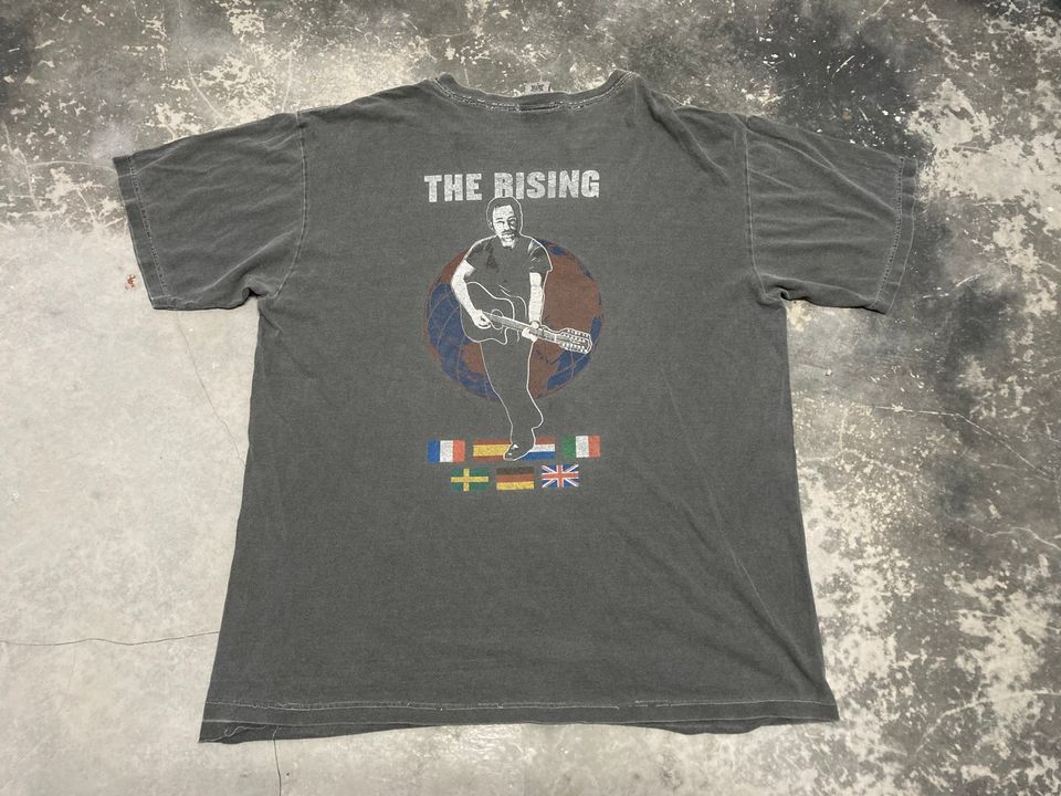 Vintage 90s BRUCE SPRINGSTEEN World Tour 80s Rock n' Roll Folk Rock Shirt