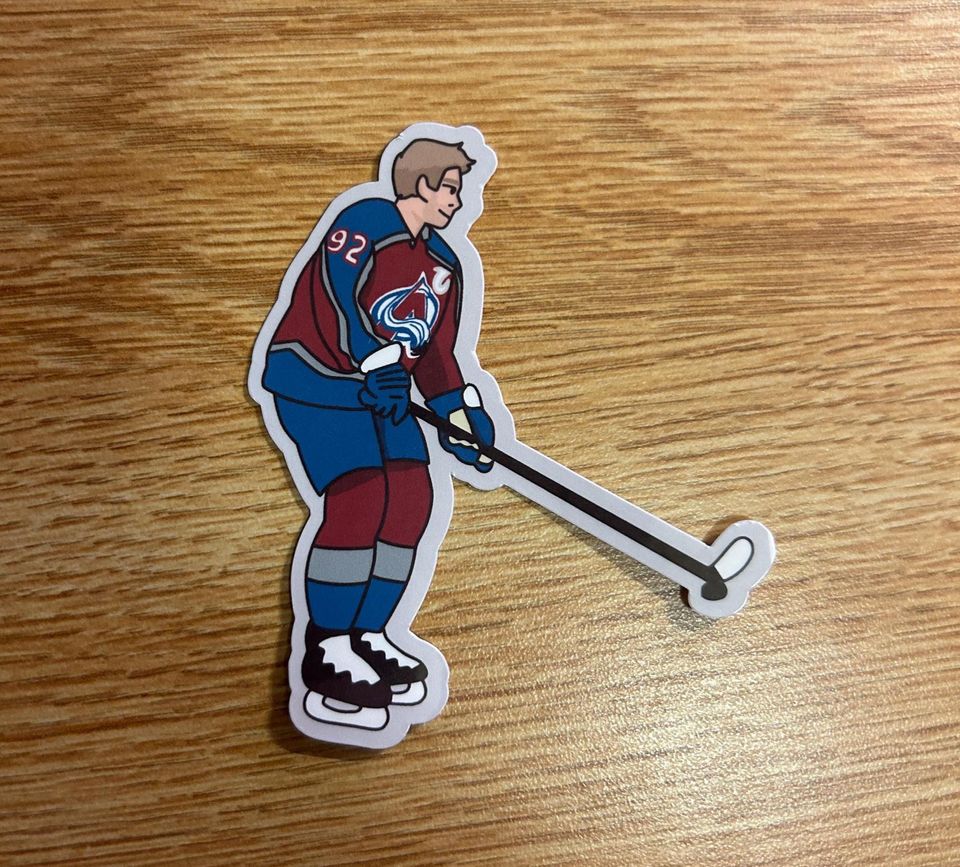 Gabriel Landeskog Sticker Colorado Avalanche Water Resistant