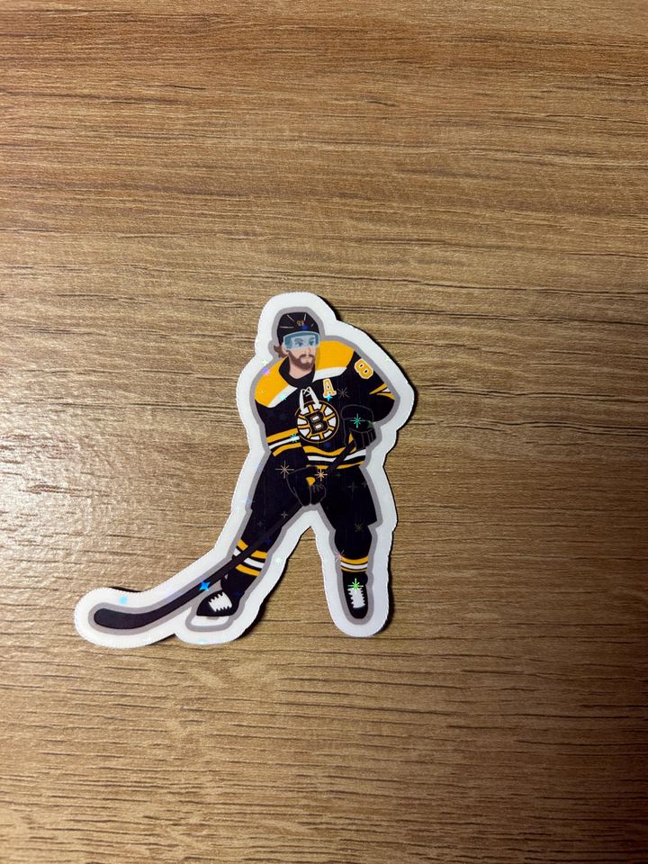 David Pastrnak Boston Bruins Water-Resistant Sticker
