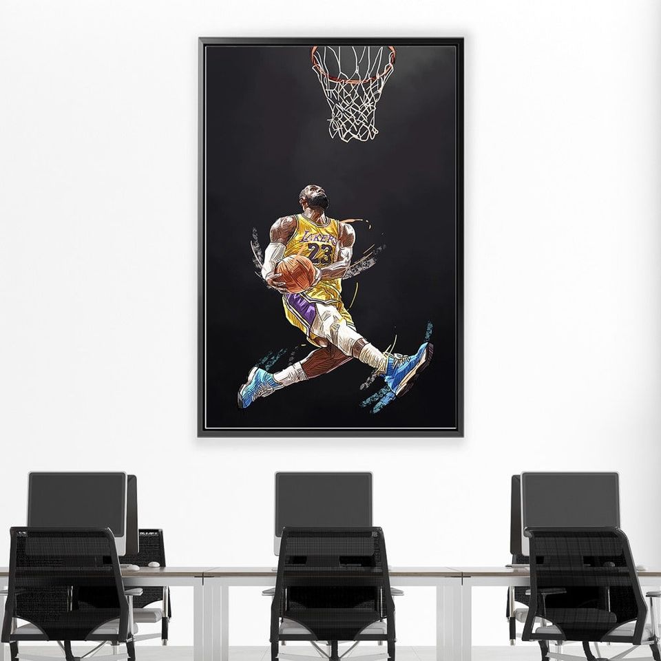 Lebron James Dunk Poster
