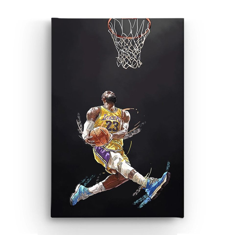 Lebron James Dunk Poster