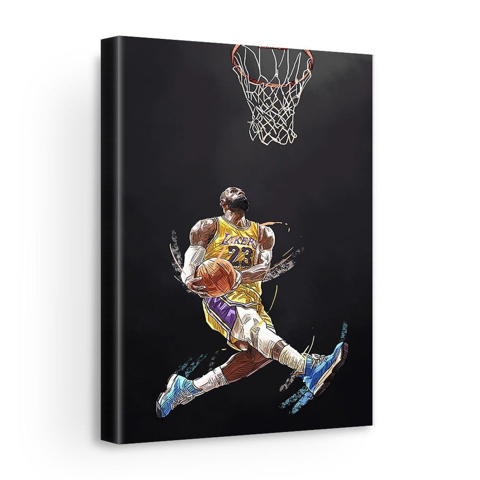 Lebron James Dunk Poster