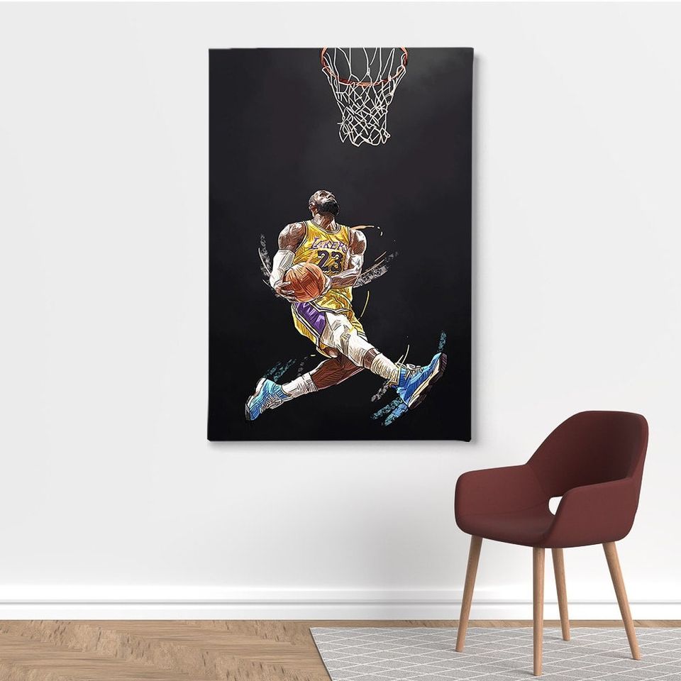 Lebron James Dunk Poster