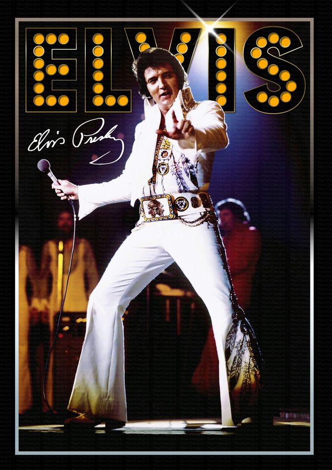 ELVIS PRESLEY - Elvis On Tour 1975 -  Original A1 Poster Print Memorabilia