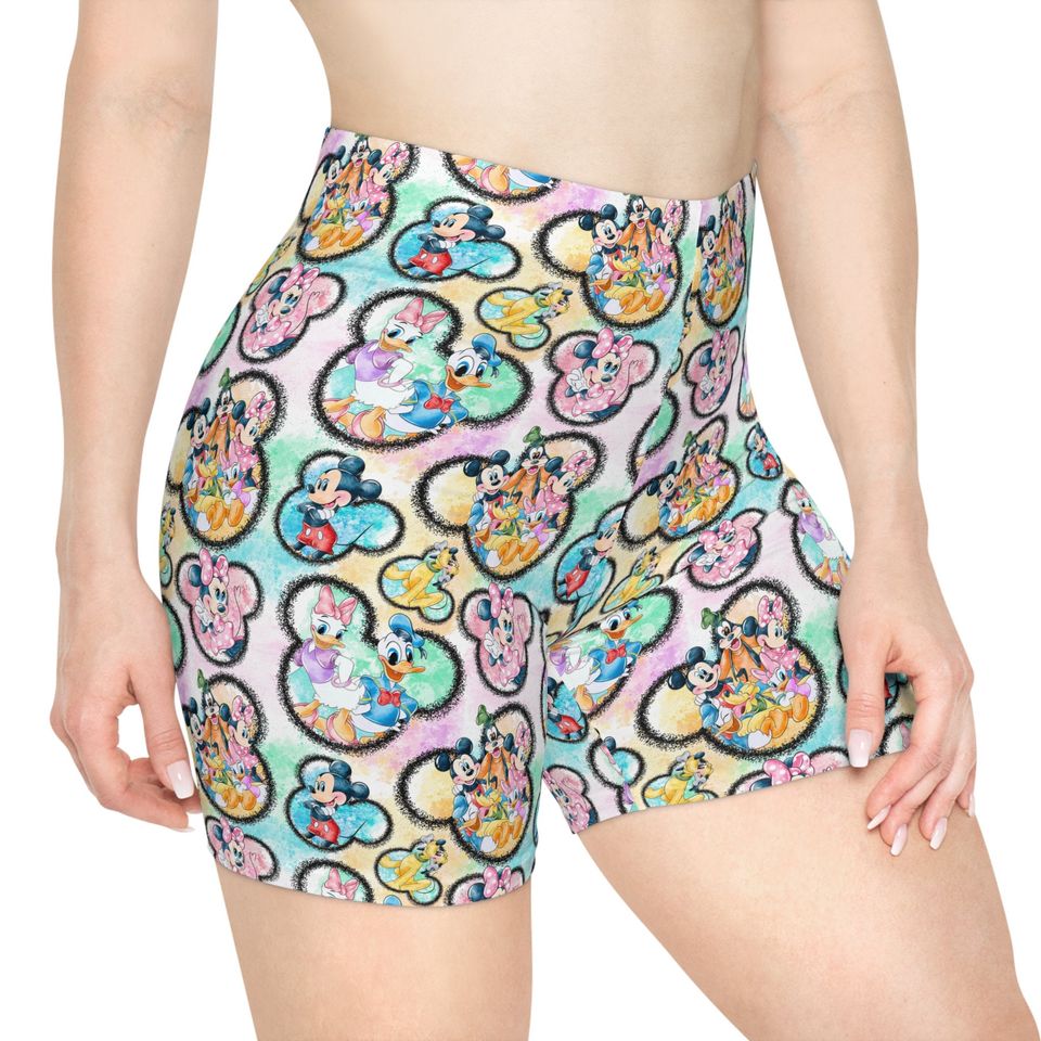 Mickey Mouse & Friends Women's Biker Shorts