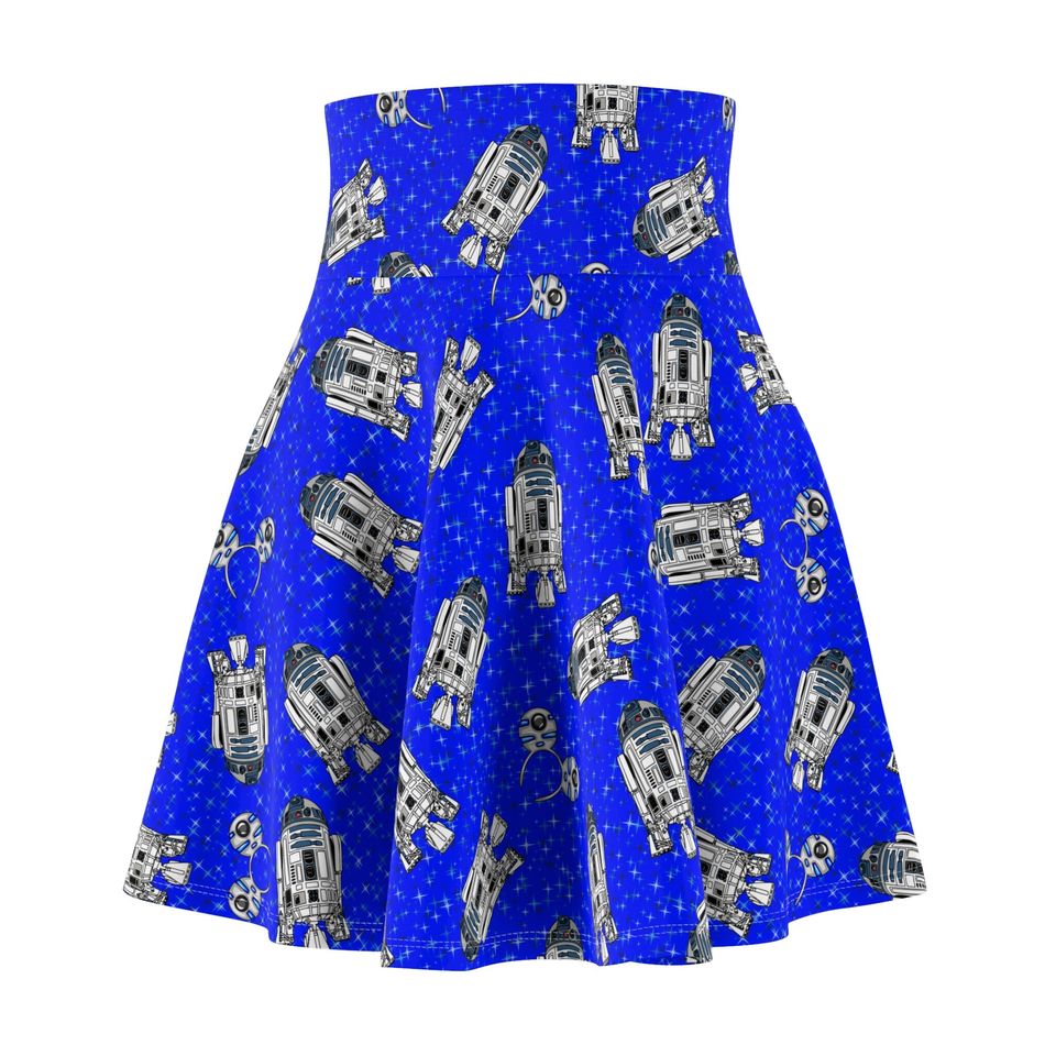 R2D2 Women's Skater Skirt (AOP)