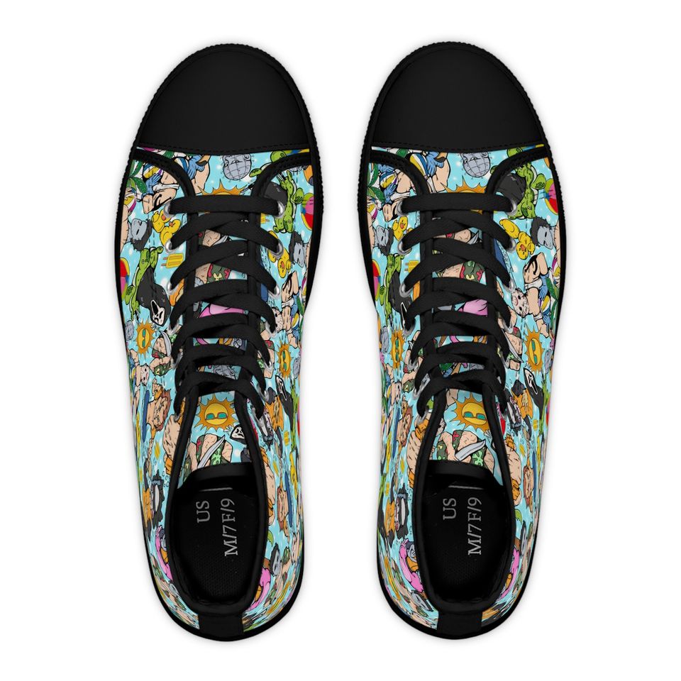 Horror Summer High Top Sneakers