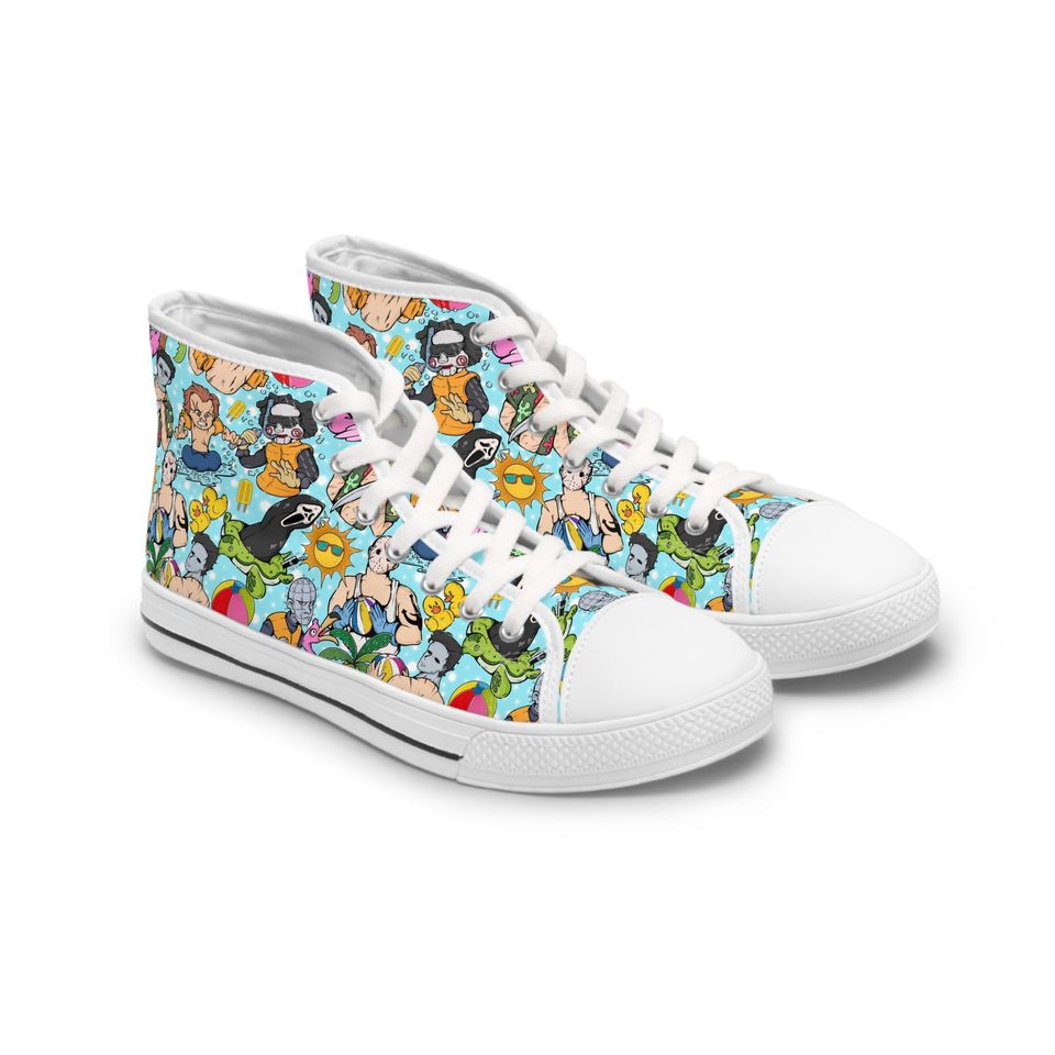 Horror Summer High Top Sneakers