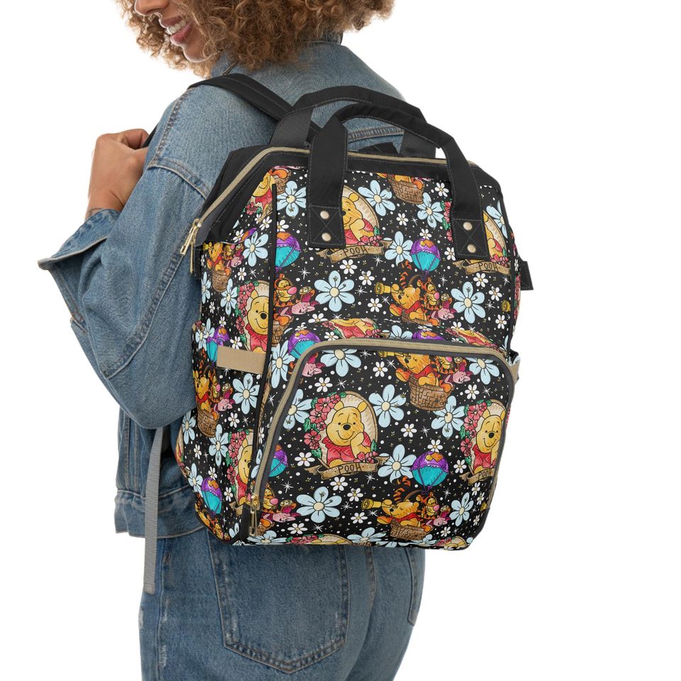 Winnie the Pooh Sketchbook Multifunctional Diaper Backpack