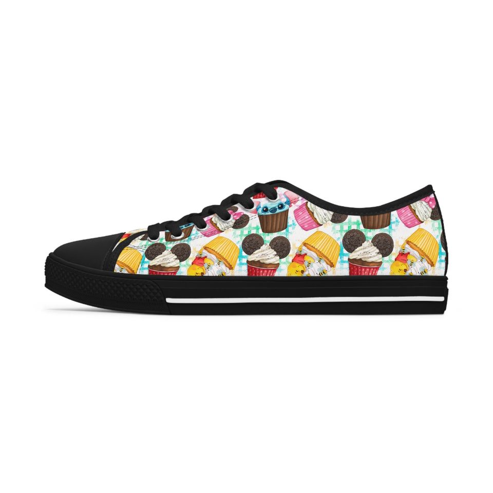 Disney Cupcakes Women's Low Top Sneakers