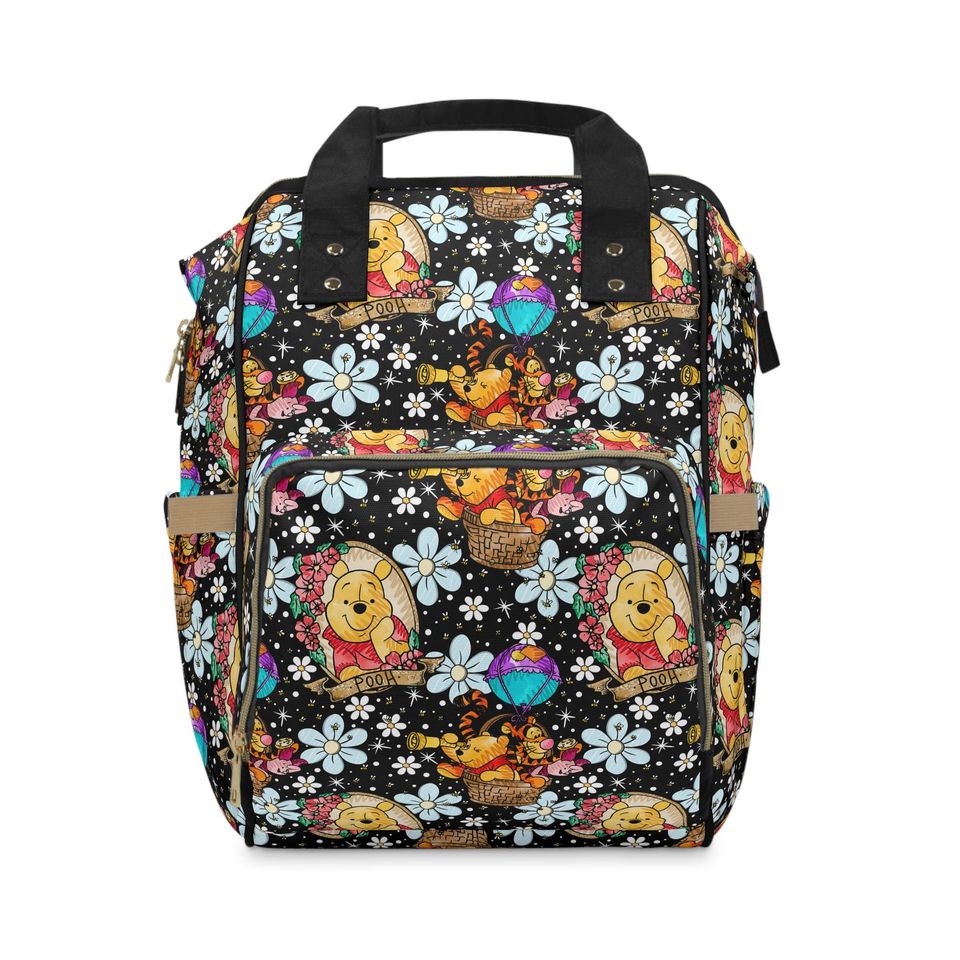 Winnie the Pooh Sketchbook Multifunctional Diaper Backpack