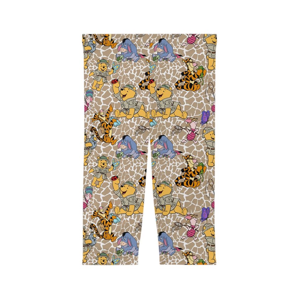 Winnie The Pooh Safari Women's Capri Leggings