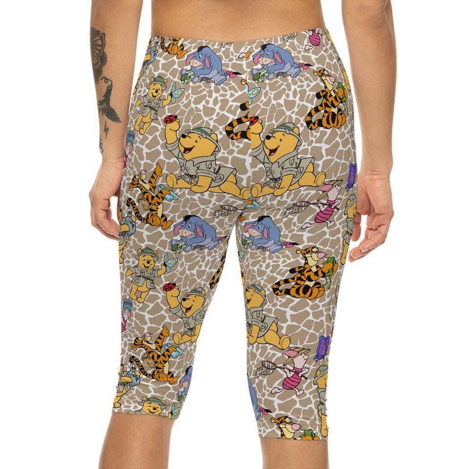 Winnie The Pooh Safari Women's Capri Leggings
