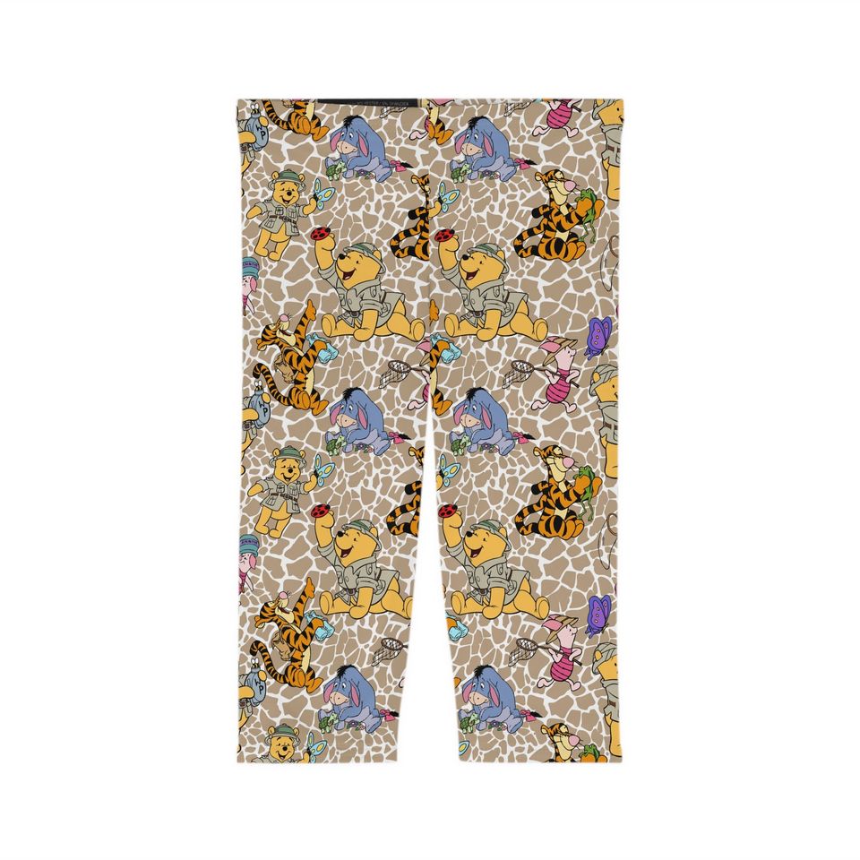 Winnie The Pooh Safari Women's Capri Leggings