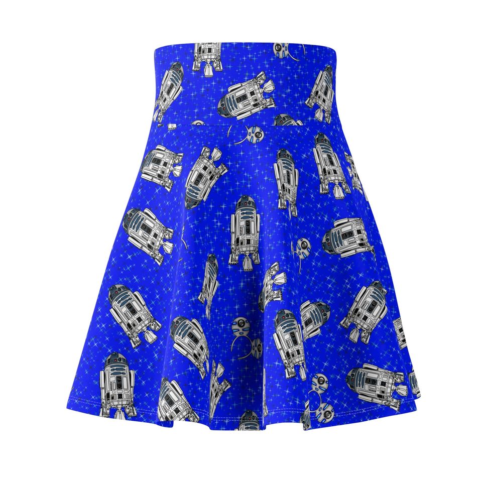 R2D2 Women's Skater Skirt (AOP)