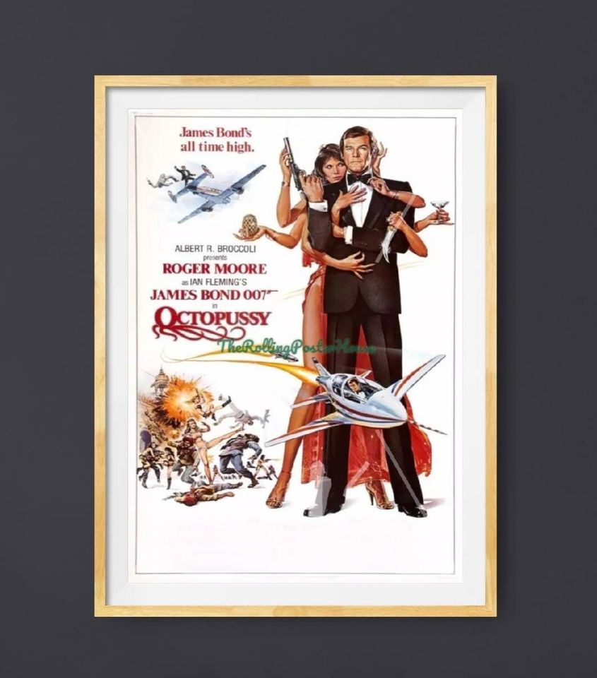 James Bond Vintage Movie Poster