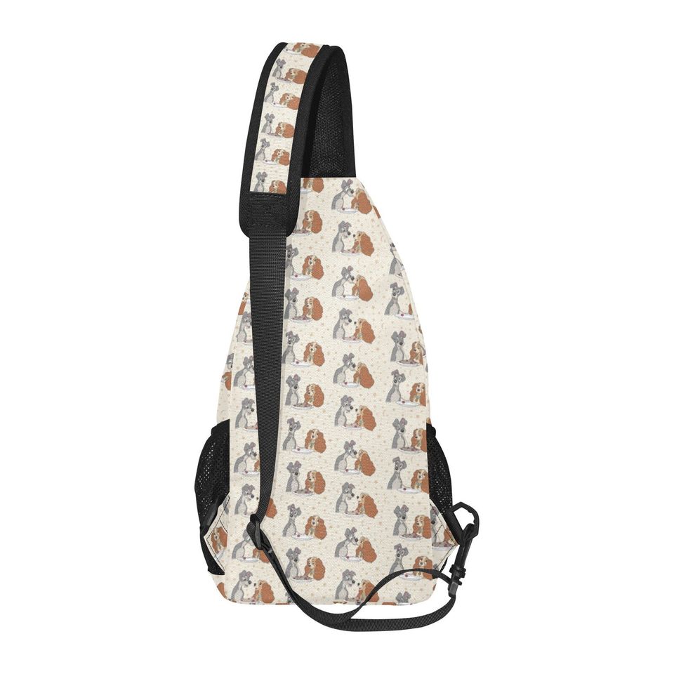 Lady and The Tramp Chest Bag - Disney Trip Bag - Disney Bounding - Sling Pack - Crossbody Bag - Disney Chest Bag