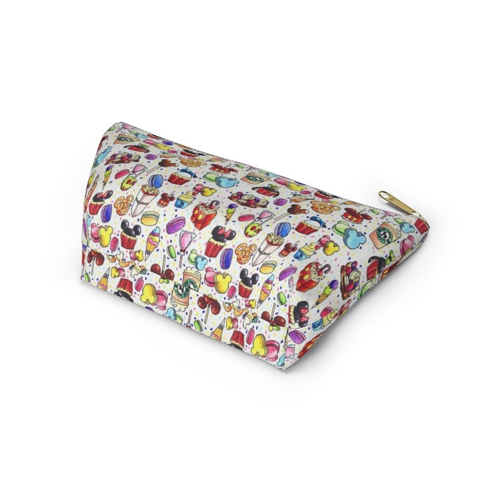 Disney Inspired Snacks - Accessory Pouch- Makeup Bag | Cosmetic Bag | Pencil Case | Gift For Her | Back To School Gift