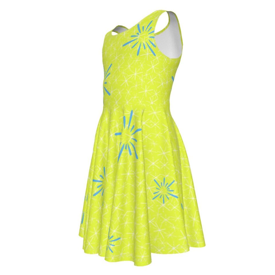Joy - Inside Out - Disney Bounding - Pixar - Kid's Sleeveless Dress