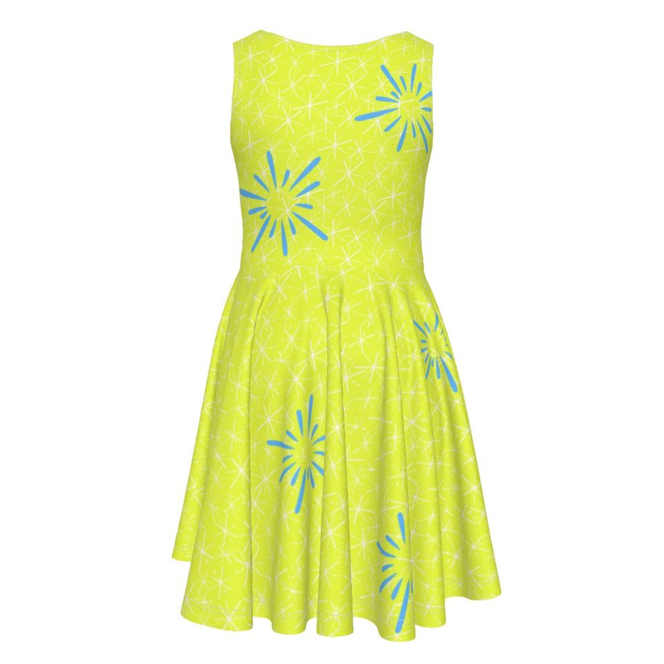 Joy - Inside Out - Disney Bounding - Pixar - Kid's Sleeveless Dress