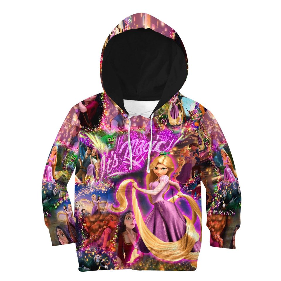 Rapunzel Tangled Castle | Disney 3D Hoodie