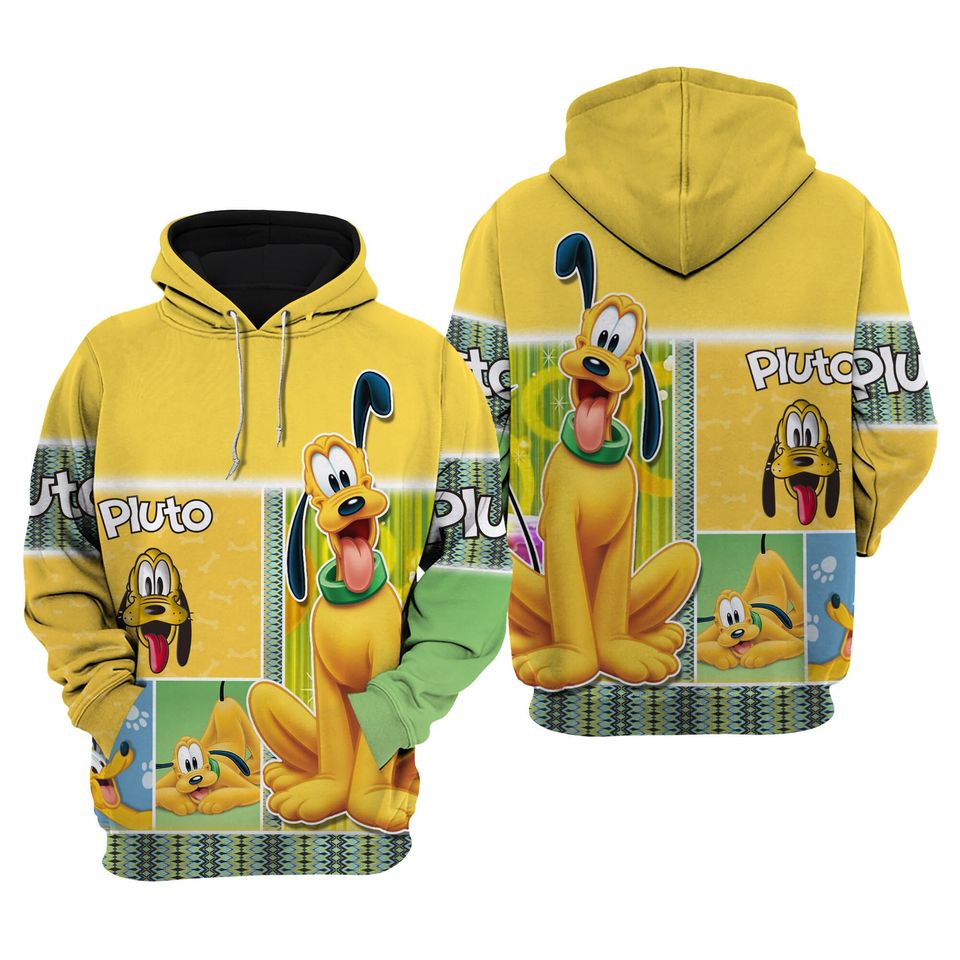Disney Pluto Dog | Disney 3D Hoodie
