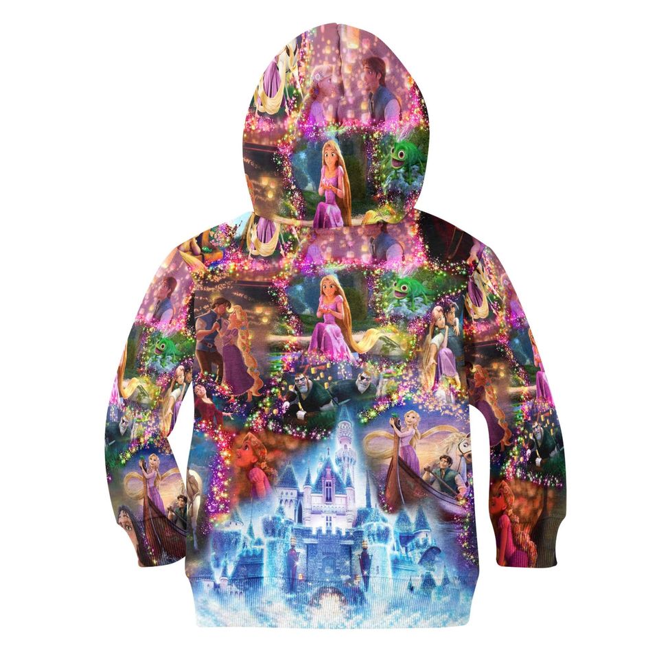 Rapunzel Tangled Castle | Disney 3D Hoodie