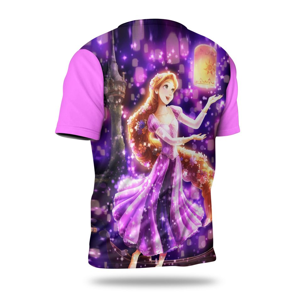 Rapunzel Bling Purple Button Overalls Patterns Disney T-shirts
