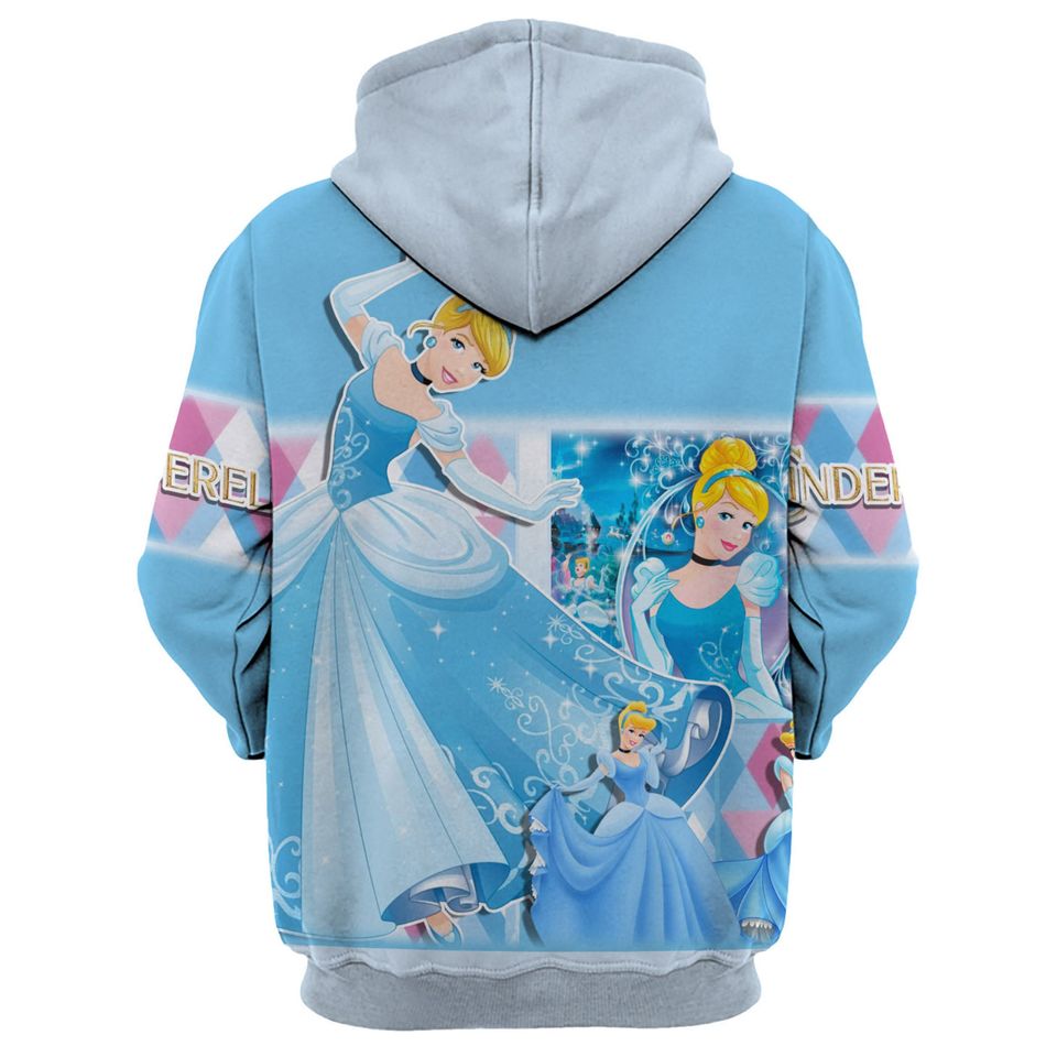 Cinde Disney Princess | Disney 3D Hoodie