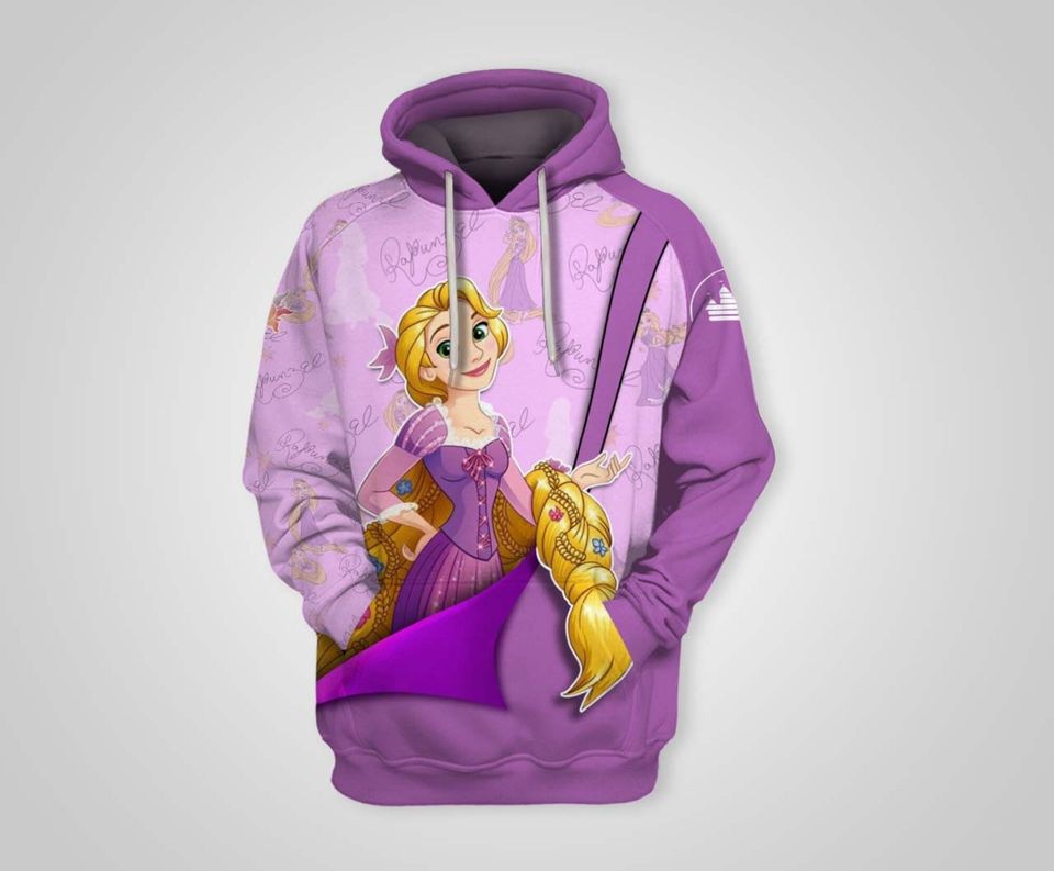 Tangled Rapunzel Purple | Disney 3D Hoodie