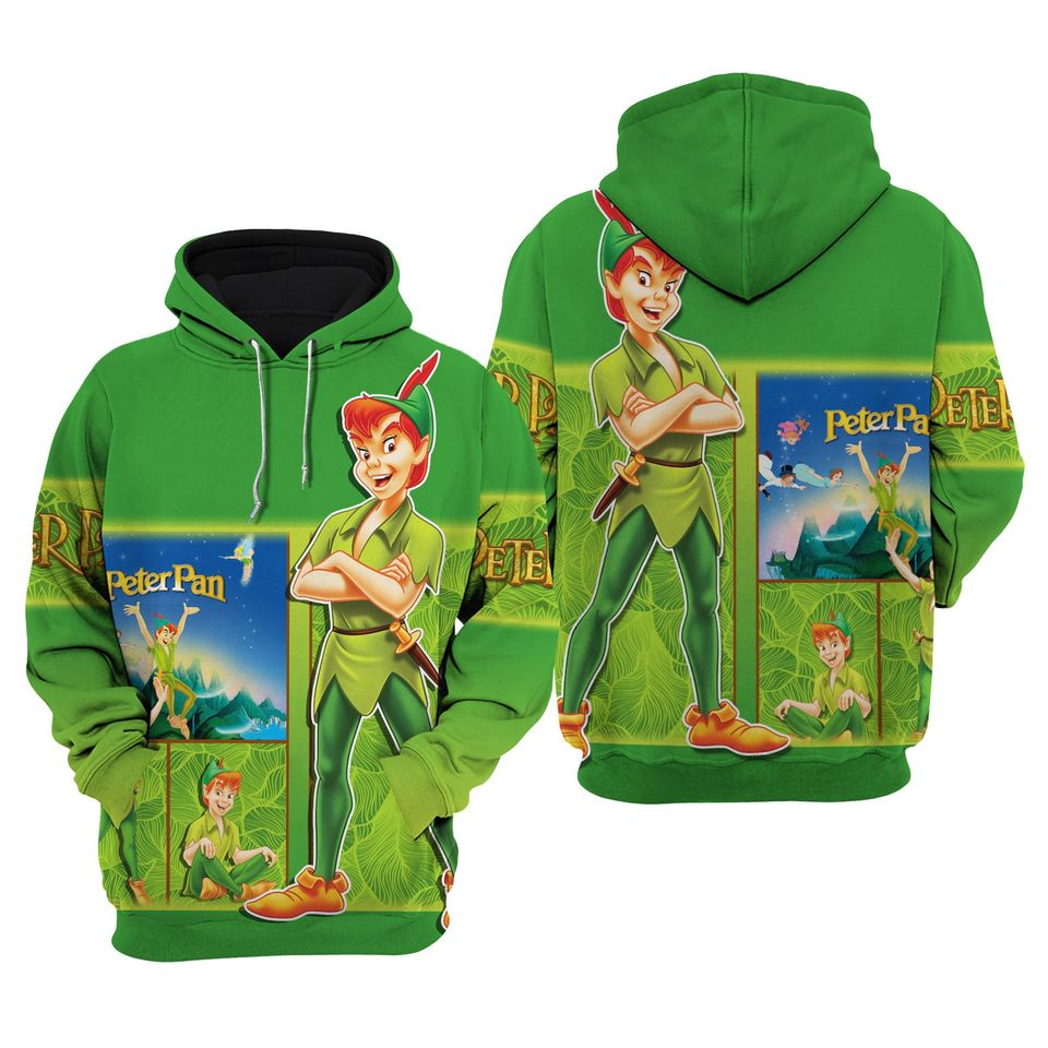 Peter Pan Green | Disney 3D Hoodie