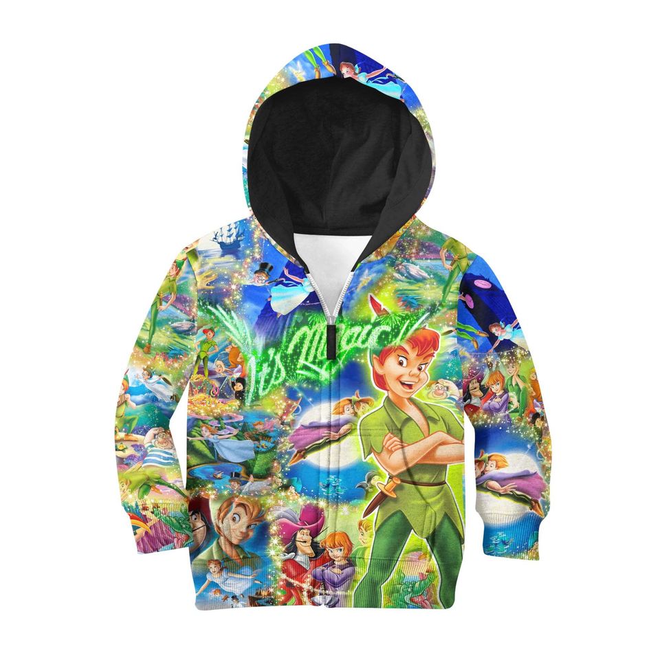 Peter Pan Its Magic Glitter | Disney 3D Hoodie