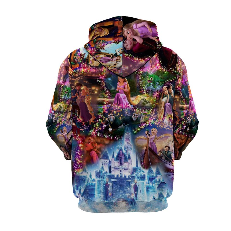 Rapunzel Tangled Castle | Disney 3D Hoodie