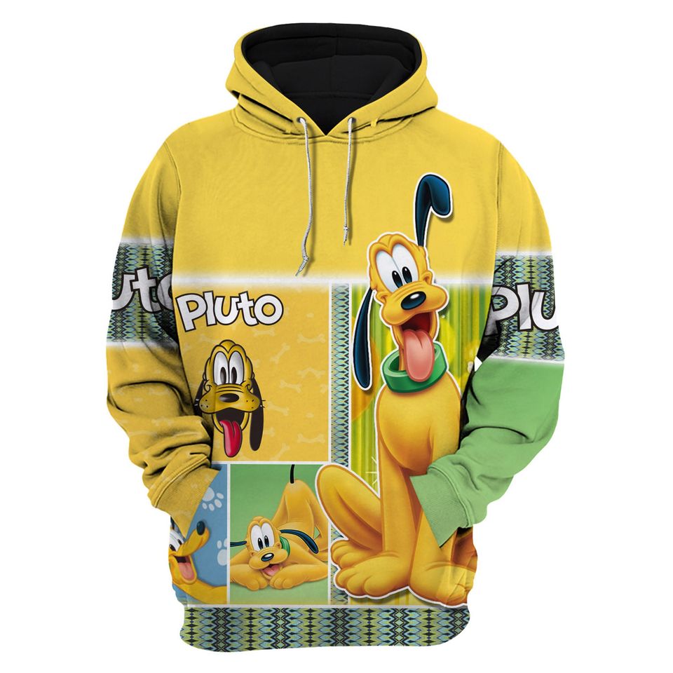Disney Pluto Dog | Disney 3D Hoodie